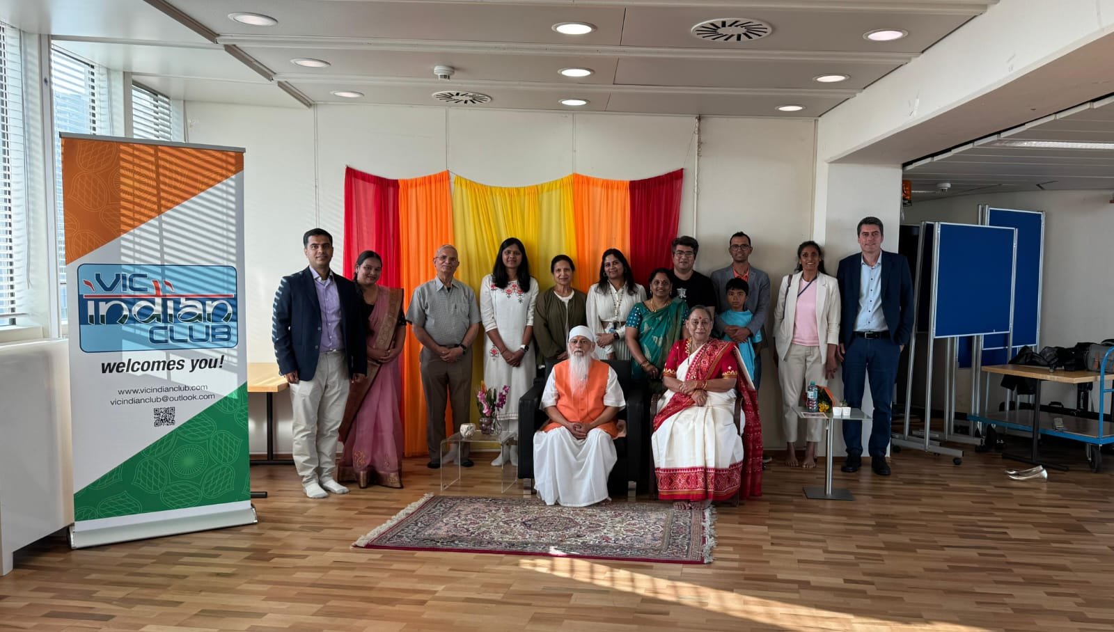 PHOTO-2025-06-12-19-29-30 Meditation Session with Shree Shivkrupanand Swami – June 12th 2025 at Vienna International Center